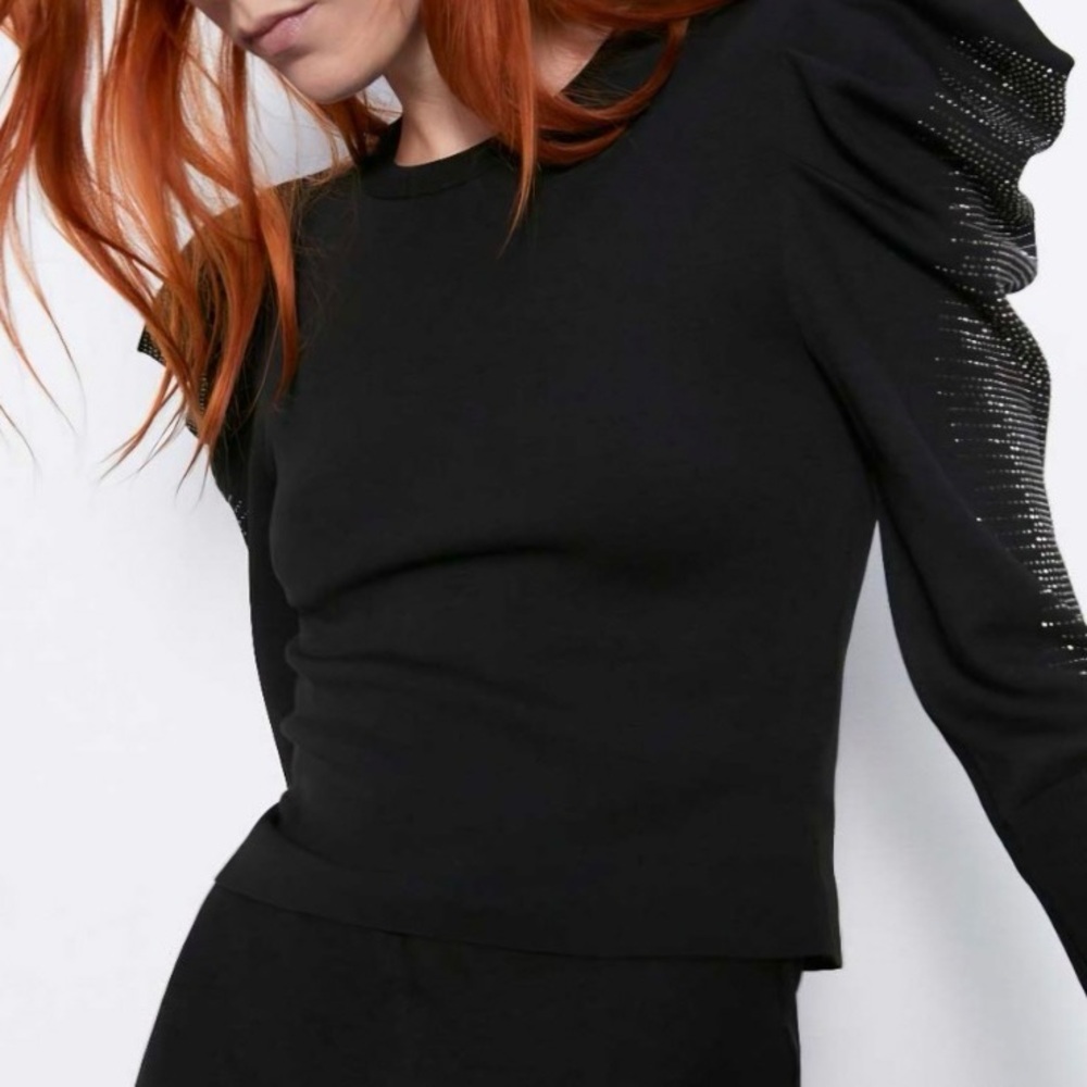 Zara puff sleeve top